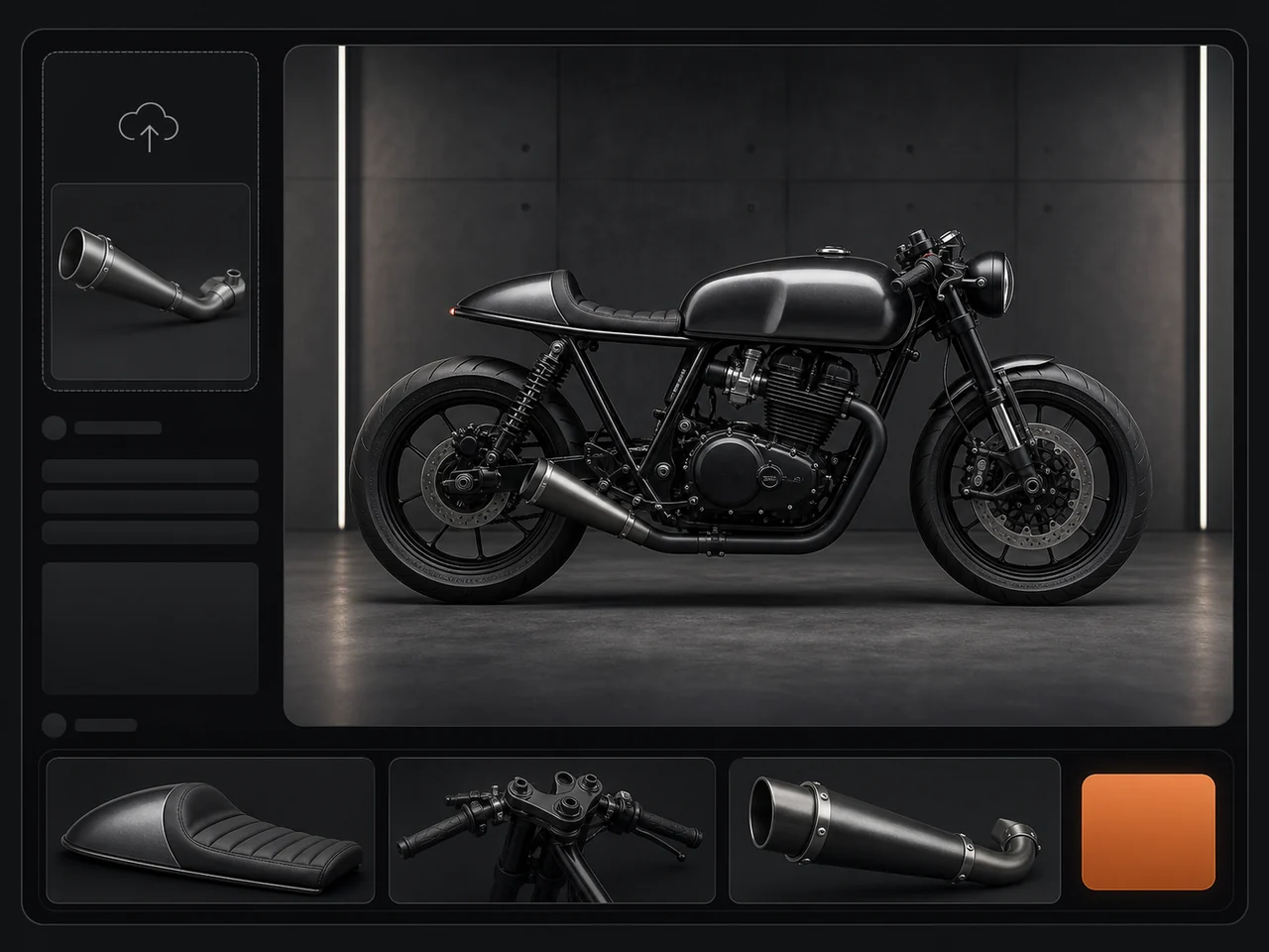 Upload Your Own Parts or Start From a Preset