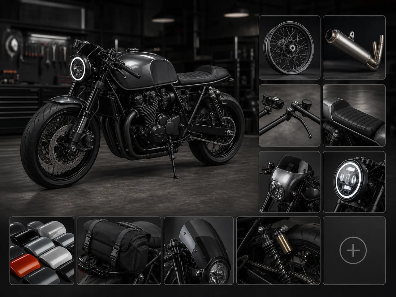 Try Exhausts, Handlebars & Bodywork
